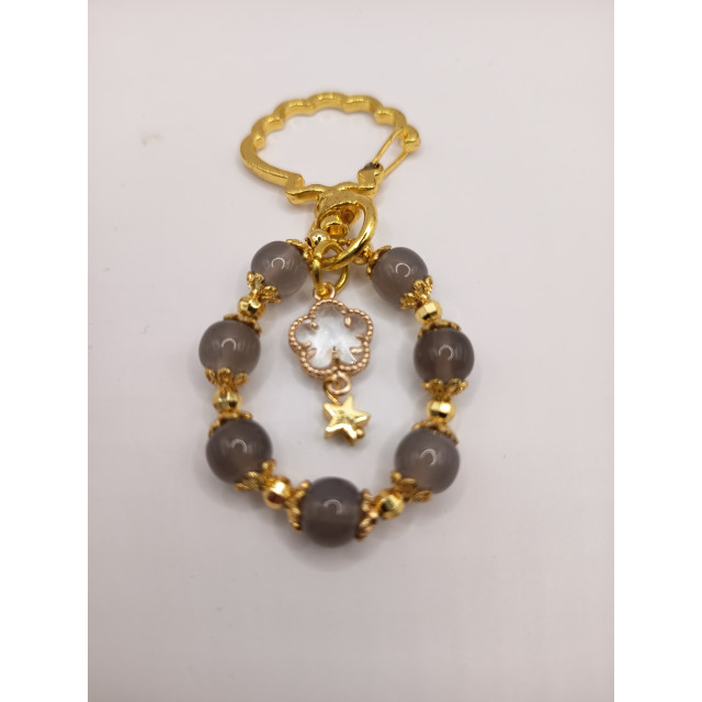 煙紫瑪瑙鑰匙扣/包掛