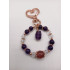 紫水晶貔貅+草莓晶鑰匙扣/包掛