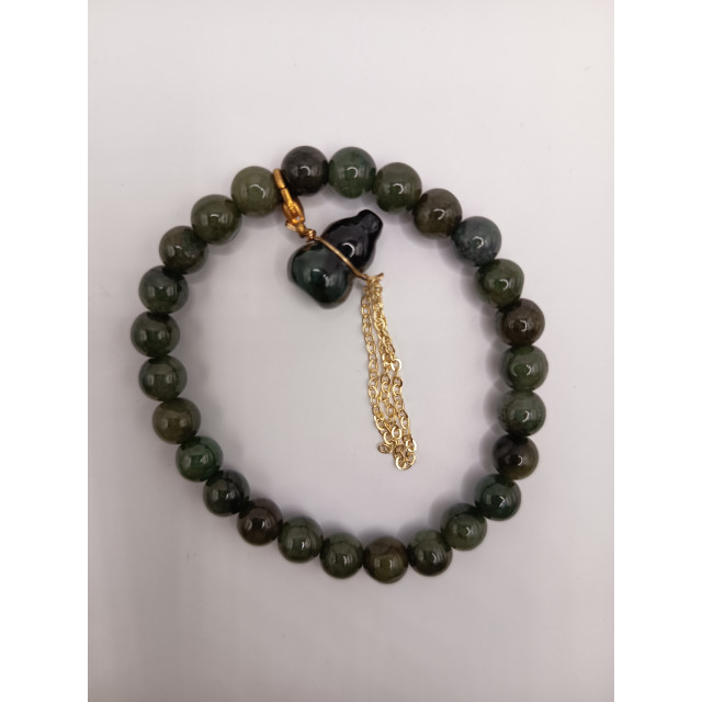 油青翡翠手鍊