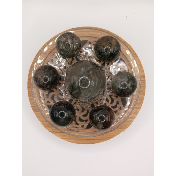 綠幽靈七星陣擺件