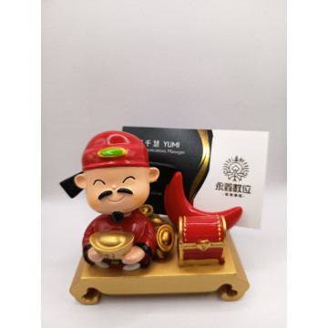 財神放名片擺飾